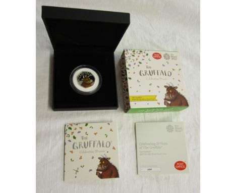 Royal Mint Silver Proof 50 pence coin - The Gruffalo 2019 - L/E 188 of 25,000 with COA