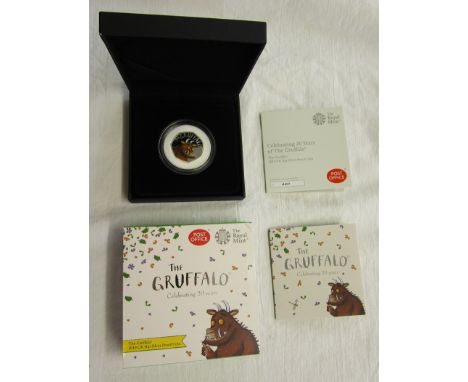 Royal Mint Silver Proof 50 pence coin - The Gruffalo 2019 - L/E 440 of 25,000 with COA