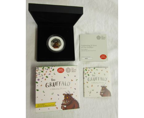 Royal Mint Silver Proof 50 pence coin - The Gruffalo 2019 - L/E 453 of 25,000 with COA