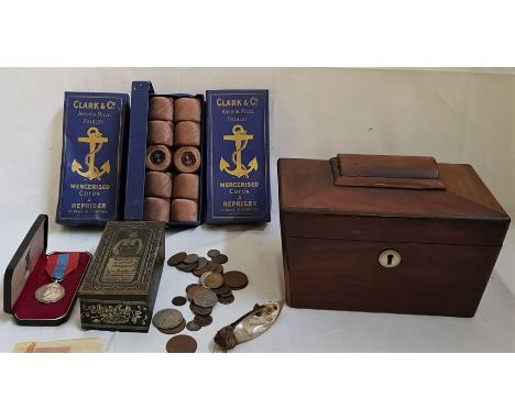 A collection of various items, to include; An Elizabeth II Imperial Service medal, with ribbon in cae, awarded William Ernest
