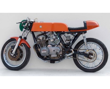 Benelli 500/4 Pasolini replica racing motorcycle, circa 1979,  rebuilt engine, four Dellorto carburetters, Marvin 4-1 exhaust