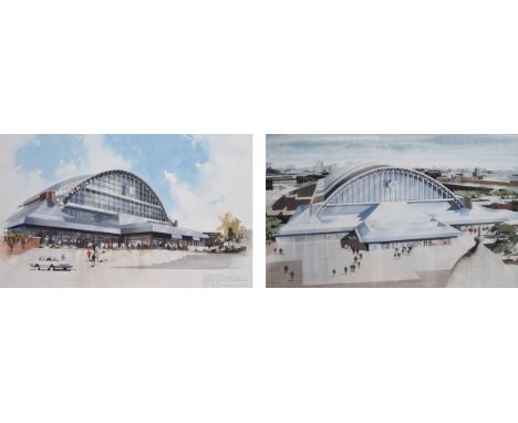 D. Fricker, 20th century,  "Manchester Exhibition Centre" and "Central Station" as part of conversion to Greater Manchester E