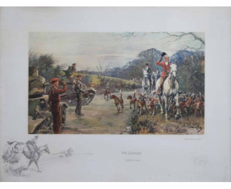 After Snaffles, Charles Johnson Payne (1884-1967),   "The Season 1939-40", signed in pencil in the margin, with Snaffles' bit