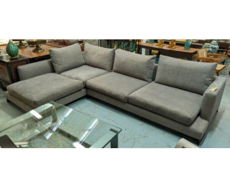 CAMERICH CORNER SOFA, 330cm x 210cm, grey. 