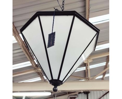 VISUAL COMFORT &amp; CO CANNES PENDANT LIGHT BY RALPH LAUREN, 80cm drop minus chain and ceiling rose. 