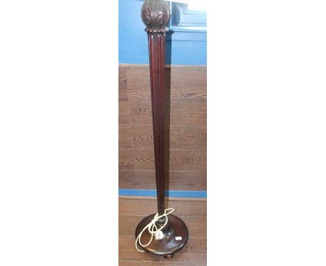 MAHOGANY STANDARD LAMP