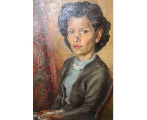 AUDREY THOMSON 
PORTRAIT OF A LADY 
OIL