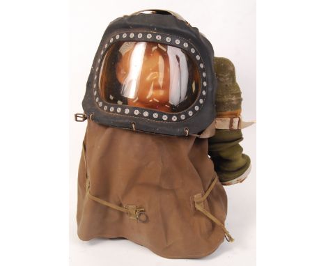 An original WWII Second World War Civilian Babies / Baby gas mask. Complete, with government instruction panel to rear. 
