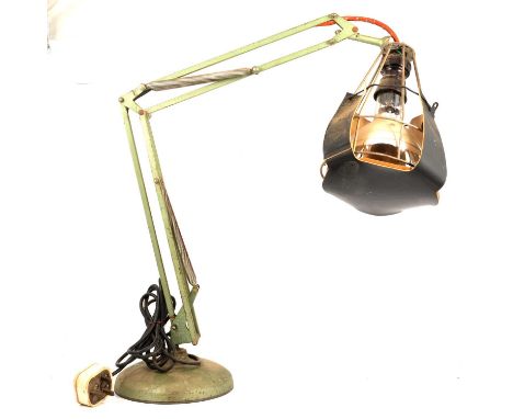 Vintage anglepoise lamp, with weighted base.