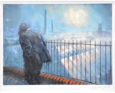 Alexander Millar, British b. 1960- Northern Lights,limited edition colour print, signed, numbered 181/195,50x63cm.