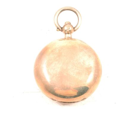 Edward VII silver Sovereign coin case, Dennison Watch Case Co., Birmingham 1908, circular form with plain suspension ring, no