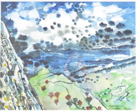 Rigby Graham,Pilatus landscape,watercolour, signed, titled Pilatus and dated 16 June 1988,39x48cm.