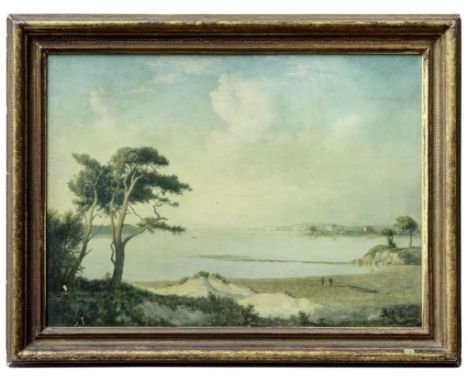 Newton, Algernon Cecil Der Hafen von Poole (Hampstead 1880-1968 London) Öl/Lwd. Rechts unten monogrammiert und dat. "(19)32";