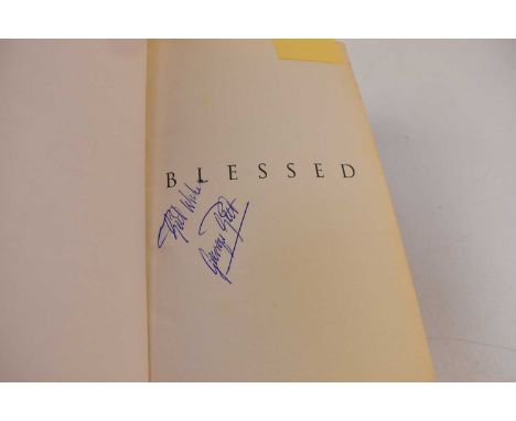 GEORGE BEST; 'Blessed', signed to inner page.Condition Report: - We have not authenticated this signature, please satisfy you