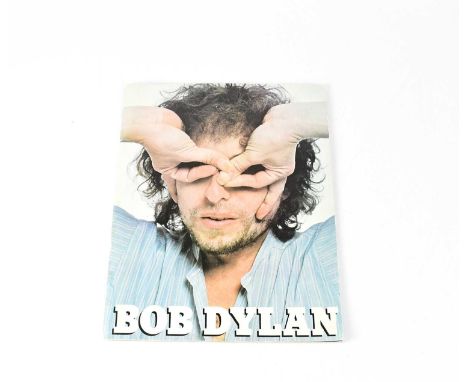 BOB DYLAN; a signed concert programme dated 09/03/89.Condition Report: - We have not authenticated this signature, please sat