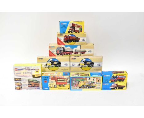 CORGI; eleven Corgi Classics diecast model vehicles, '30201 RA Kembery &amp; Sons Thames Trader Dropside Set', '97317 Foden F