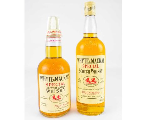WHISKY; Whyte &amp; Mackay's Special Selected Scotch Whisky, 26 2/3 fl oz, 70% proof, together with a Whyte &amp; Mackay Spec
