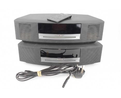 BOSE; two Wave music systems, one with cable and remote control.Condition Report: -Not tested, no guarantee of working order.