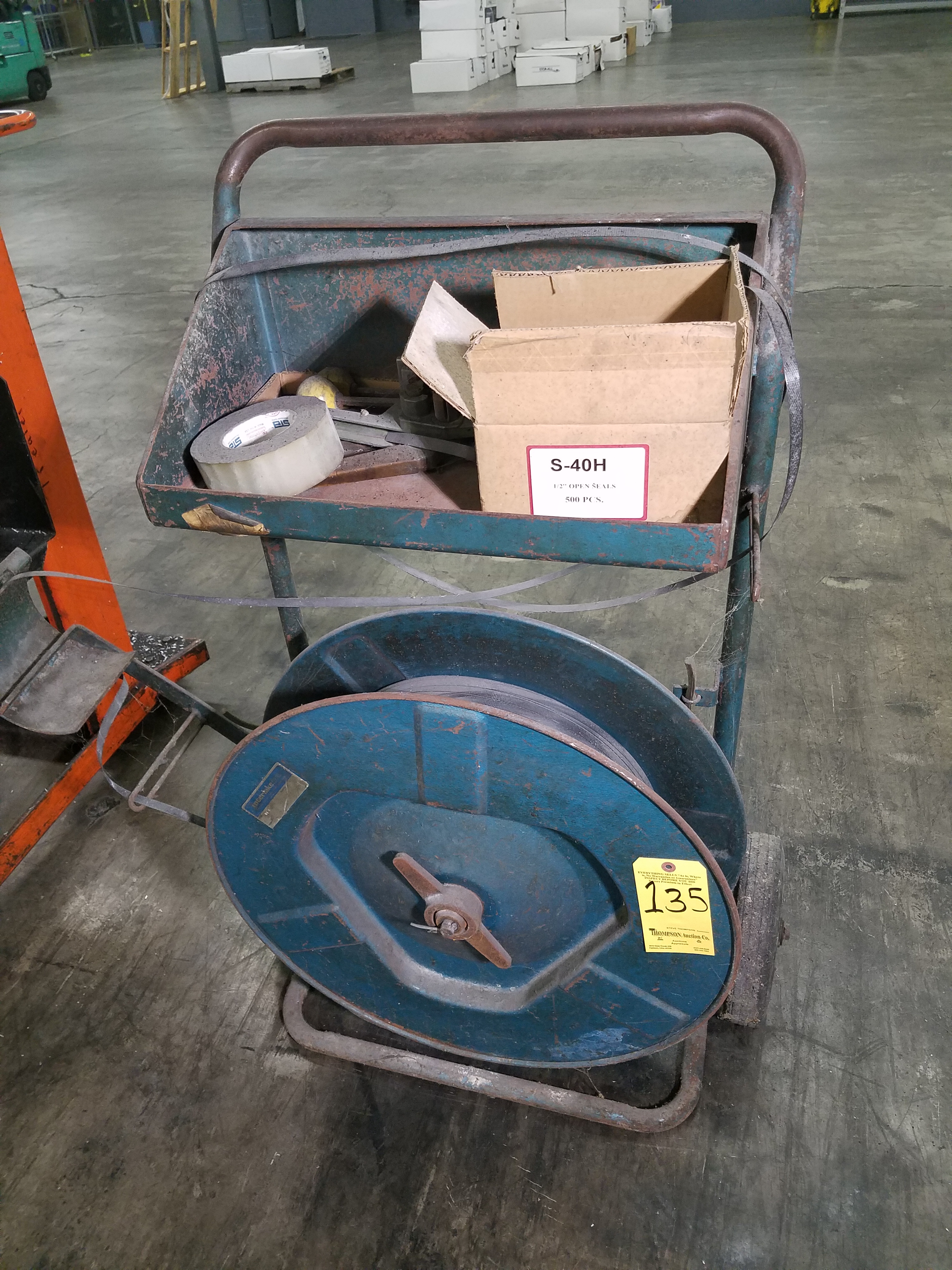 Banding Cart with Tools, Plastic Banding