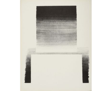 Konkrete Kunst Rupprecht Geiger u.a. (1908 - 2009 München)Set aus 2 Graphiken. 1965. Je Zinklithographie und Lithographie auf