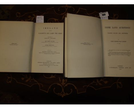 Two Irish Interest Books. Ireland under Elizabeth and James the First ( Edmund Spenser, Sir John Davies and Fynes Moryson) 18
