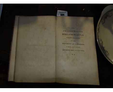 An Account of the Preservation of King Charles II after the Battle of Worcester, drawn up by himself. Edinburgh: Printed for 