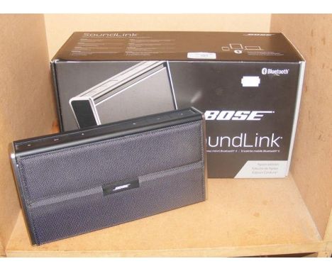 A Bose SoundLink Bluetooth Mobile Speaker II  