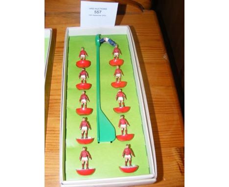 Vintage Subbuteo 00 scale Manchester United football players 