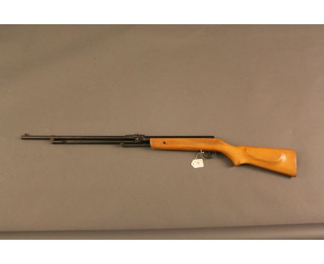 Hungarian Model 322 .22 under lever air rifle, with original box.  Serial No. 15494.