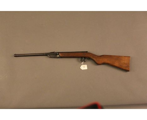 Diana Model 16 .177 break barrel air gun, smooth bore.  Length 83 cm.  No visible Serial No. 