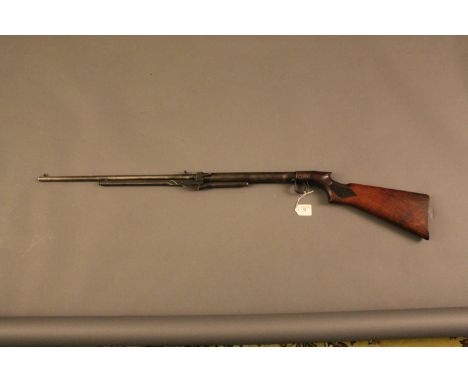 BSA Standard Model No. 2 .22 under lever air rifle, T Series, circa 1936-39, stock with impressed checkering and BSA.  Serial