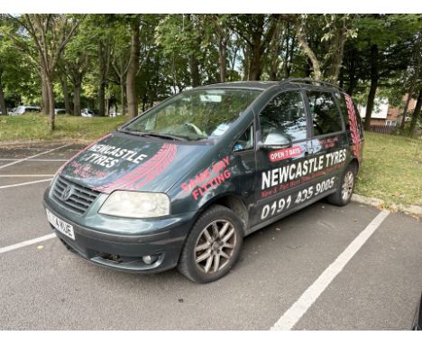 On instruction of High Court Enforcement - A Volkswagen Sharan TDI SE 115 five door motorcar, 1.9l diesel, manual, registrati