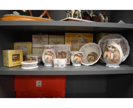 A selection of Royal Doulton Brambly Hedge ceramics including; bowl, trinket box, vases etc.
all in good used condition with 