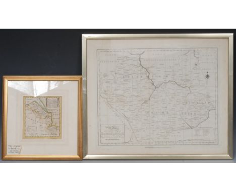 A New and correct Map of Leicester & Rutland, Engrav'd from an actual Survey, with other Improvements, Published by J. Harris