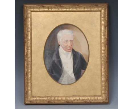 English School (19th century)Portrait of Arthur Wellesley, 1st Duke of Wellington oval, watercolour, 20.5cm x 15.5cm, giltwoo
