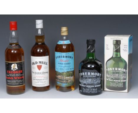 Talister Scotch Whisky, Distilled 1971, 70% proof, 75cl, labels good, level above shoulder; Old Mull Fine Scotch Whisky, 70% 