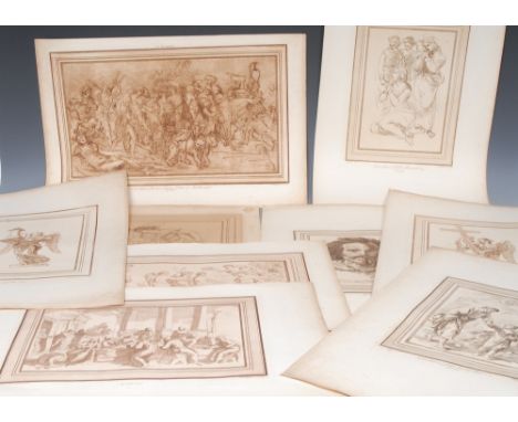 William Wynne Ryland (1732 or 1738 - 1783) and James Basire (1730 - 1802), after various Old Masters, including Annibale Carr