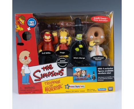 Celebrate Season V episode IV of the ever-popular Simpsons Treehouse of Horror Halloween time series with this set of 4 lovab