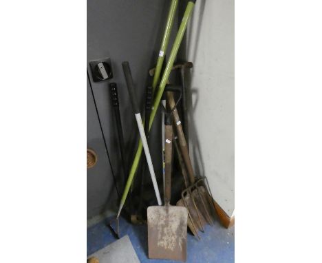 A Collection of Garden Tools 