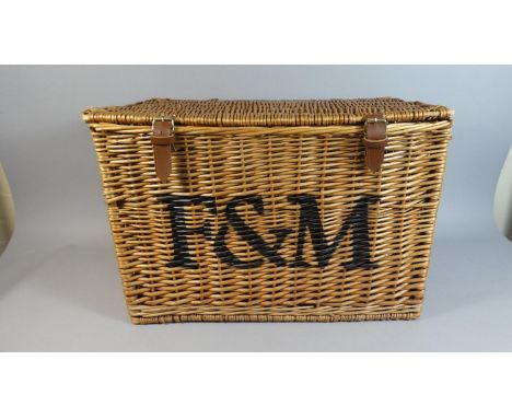 A Wicker Fortnum & Mason Picnic Hamper, 58cm Wide 