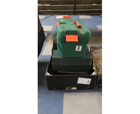Three Boxes of Work Shop Tools 