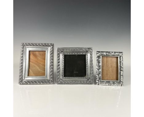 Timeless Mexican picture table frames with glass and wood easel, featuring beautiful wavy or twisted pattern decorations. Fra