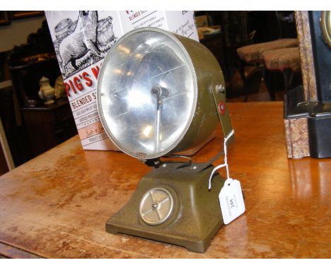 A vintage spotlight - 22cms high
