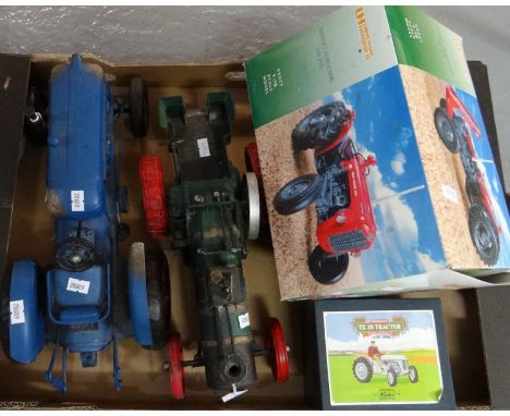 Britain Ferguson TE20 Tractor in original box together with a Universal Hobbies Massey Ferguson MF35X 1:16 scale model tracto