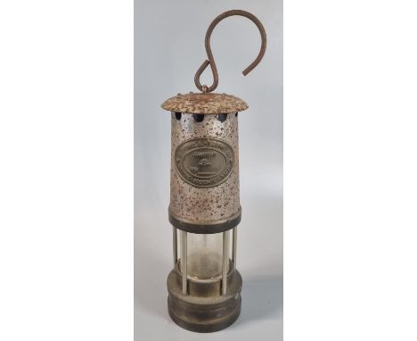 E. Thomas &amp; Williams Ltd. Aberdare Miner's Safety lamp.  (B.P. 21% + VAT) 
