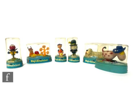 A collection of Corgi Magic Roundabout figures, 861 Florence, 860 Dougal, 864 Brian, 866 Ermintrude, 863 Mr Rusty and 862 Zeb