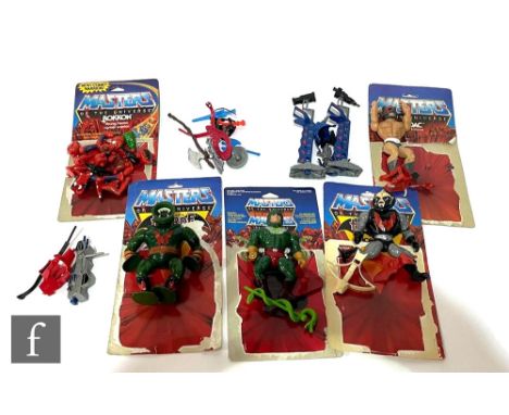 A collection of 1980s Mattel Masters of the Universe action figures and accessories, to include the Evil Horde, Snake Men etc