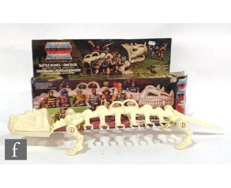 A Mattel Masters of the Universe Battle Bones Collector's Carry Case, with instructions and original box with card insert. 