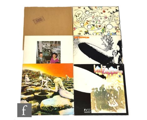 Led Zeppelin - A collection of LPs, to include&nbsp;Led Zeppelin - Atlantic&nbsp;– K 40031 - 1972 repress, Led Zeppelin II - 