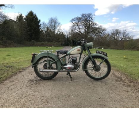 1953 BSA 125cc BantamRegistration no. WFX 348 (see text)Frame no. BD2S 969Engine no. BD2560The machine's mechanical condition